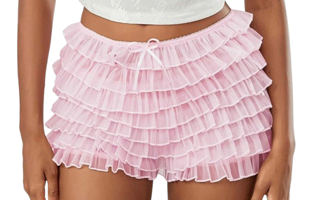 pink shorts